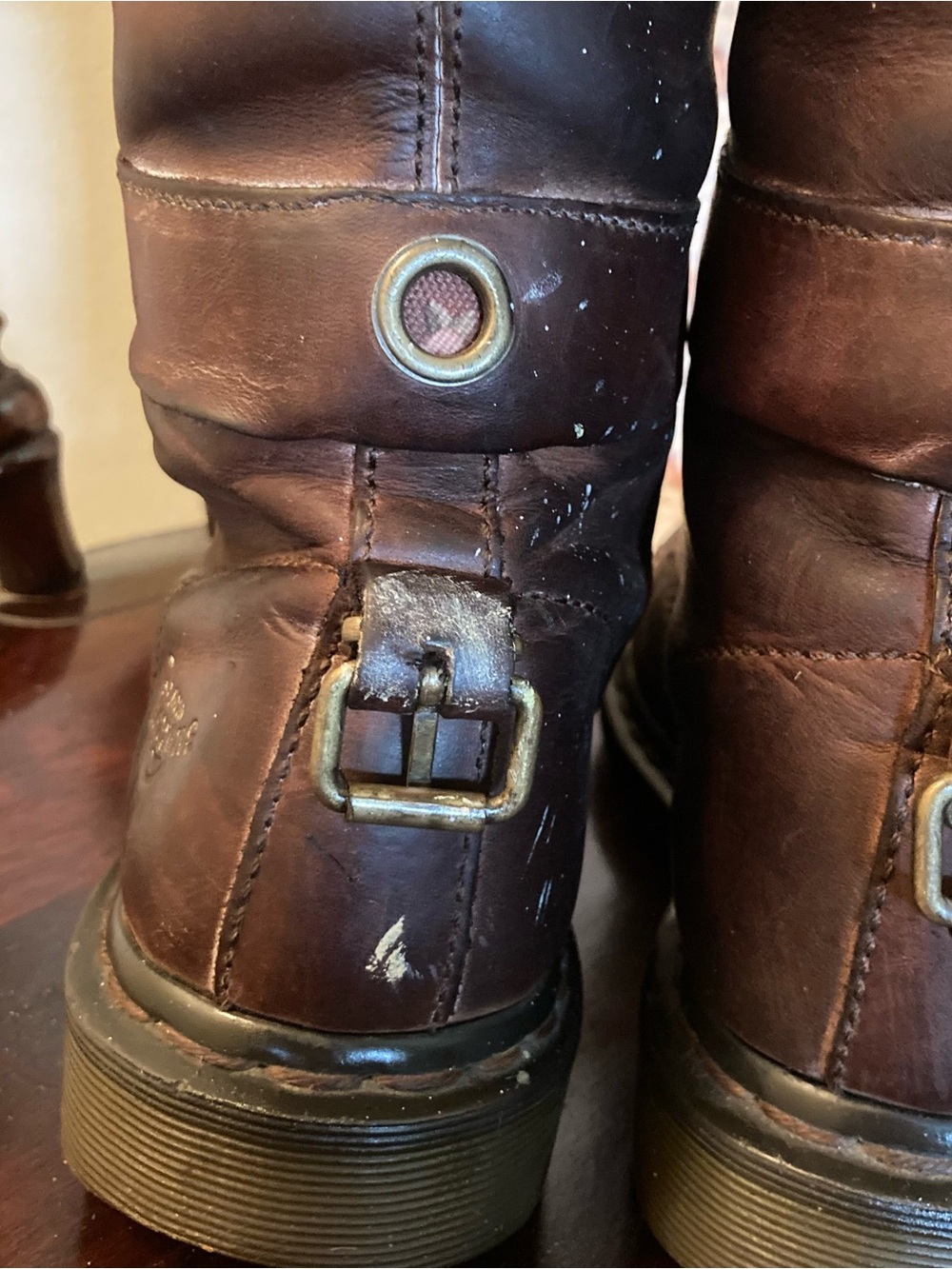 Dr Martens Brown Triumph Mid-Calf Lace-Up Boots - Picture 15 of 15